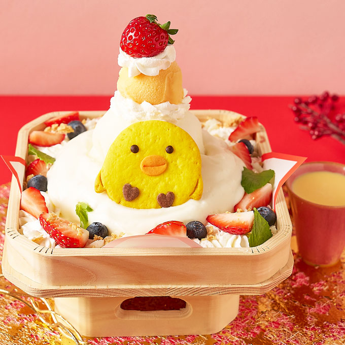 ひよころん開運鏡餅パンケーキ